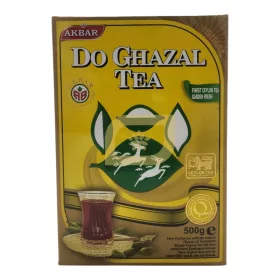 Fekete tea kardamommal 500g szálas, Do Ghazal (sárga)