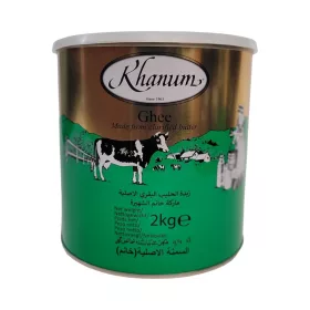 Ghí vaj, Ghee (állati) 2kg, Khanum
