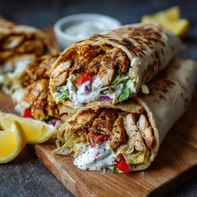 Shawarma- nyárson sült húsétel