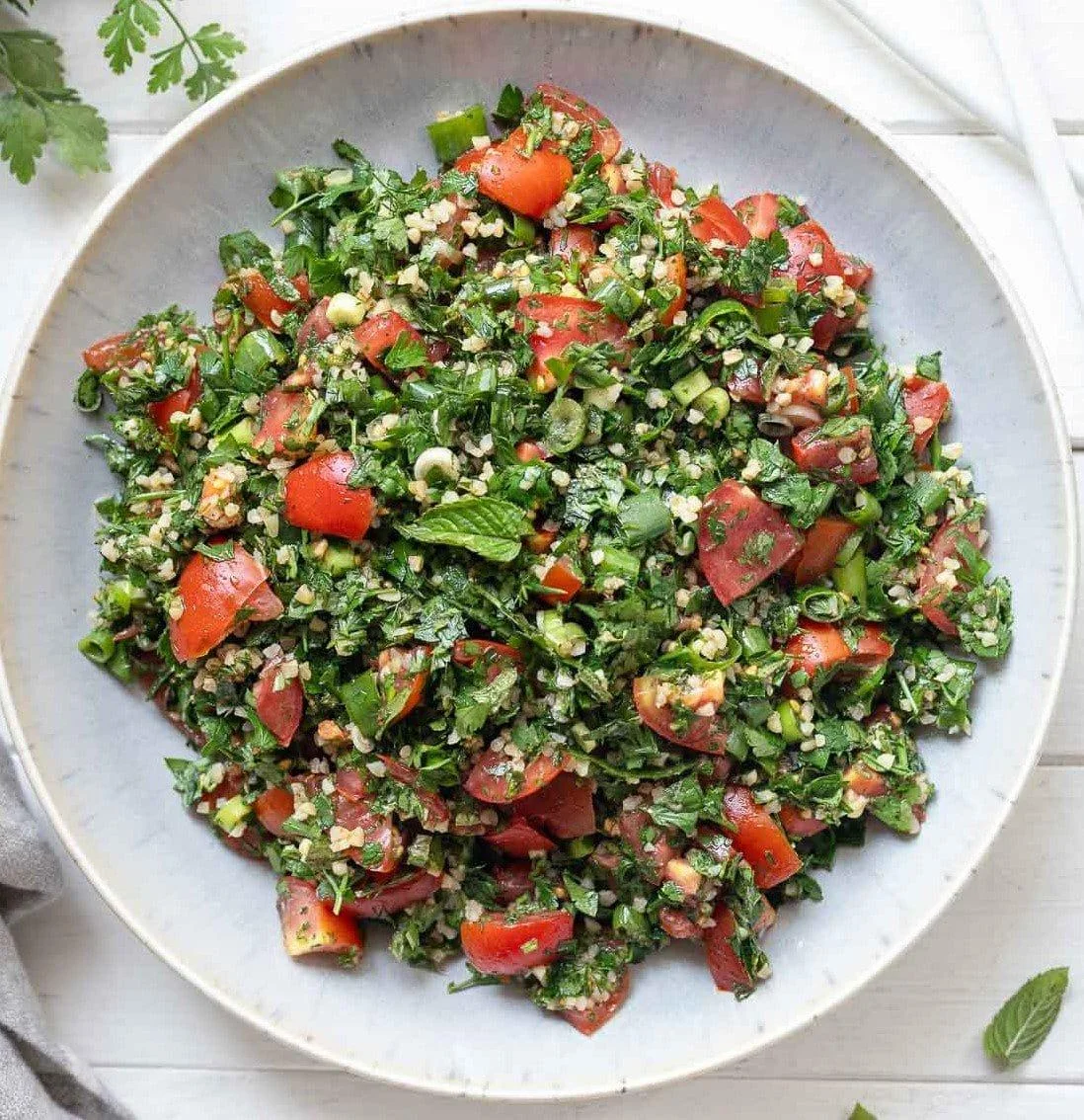 Tabbouleh – petrezselymes-bulgur saláta